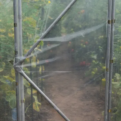 EU PROFI 4x4.5x2.5m Tunnel Greenhouse: Easy Ventilation Control