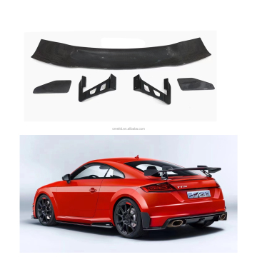 Conjunto de alas de ala de ala de fibra de carbono Audi TT