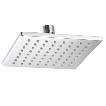8 pouces 200x200x8 mm en laiton carré de tête de douche de douche de douche de douche de salle de bain - DF0804 de haute qualité