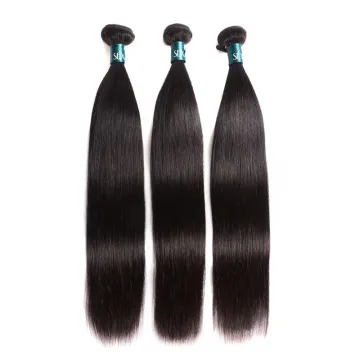 Wholesale Bone Straight Black Human Hair Extensions Raw Unprocessed Vietnamese Double Drawn Virgin Human Hair Bundles Vendor