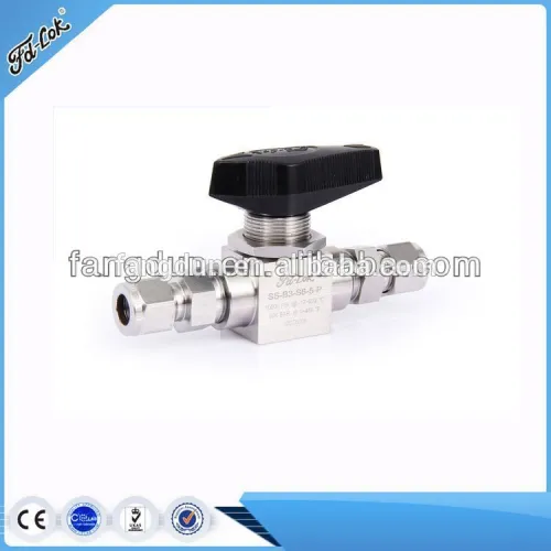 Trunnion Ball Valve , Swagelok Type Parker Type Ball Valve, High