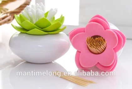 toothpick box lotus design