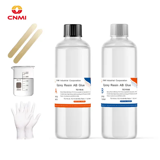 CNMI Hot Sale Epoxy Resin Crystal Clear Coating - 100% Solid Two Component AB Glue