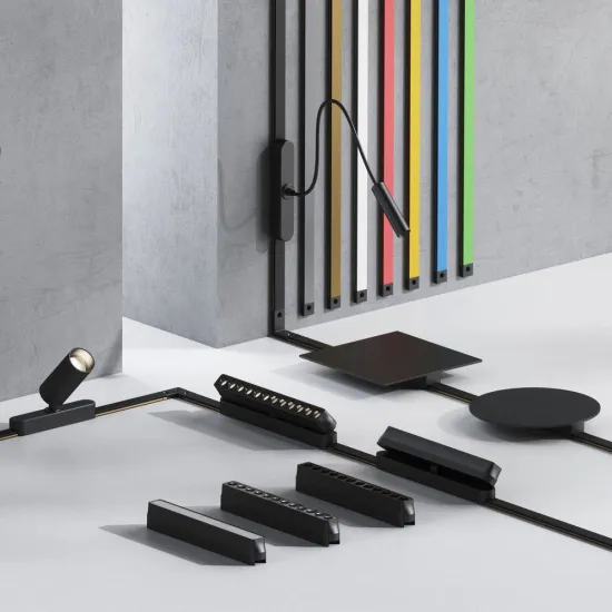 Ultrathin Smart Magnetic Track Light - Tuya Dimmable Recessed Track Light System (24V/48V DALI/Zigbee)