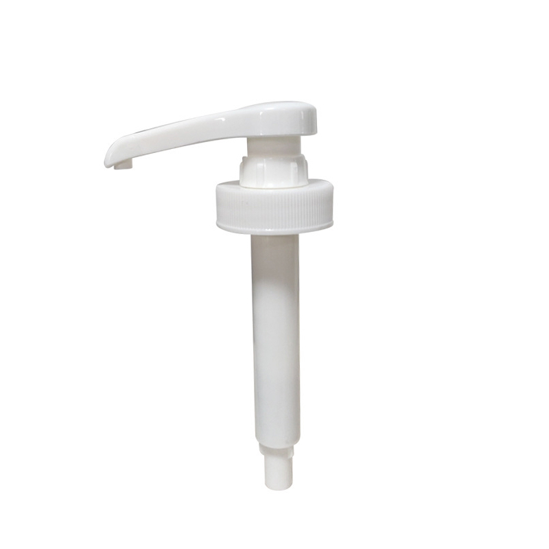 plastic food grade syrup dispenser pump gpi 38/400 400/33 31 mm for 1 liter syrup bottle