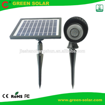 RGB Solar Powered LED Spot Lamp with 10 LED 5050