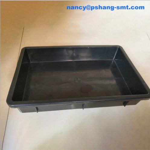 SMT workshop ESD plastic tray used for PCB packaging Black ESD packaging tray Electronic component storage board ESD tray