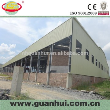 Engineer guide install structural steel shoe production warehouse