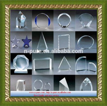 DIY customize Blank Crystal Trophy & award factory
