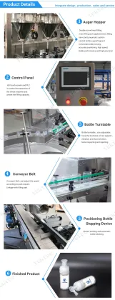 Automatic Powder Bottle Packing Machine for Cake Mix Powder Filling