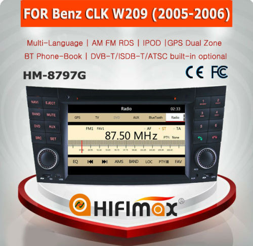 HIFIMAX WIN CE 6.0 Car DVD Player For Mercedes Benz CLS W219 2005-2006 Car Dvd GPS Navigation System