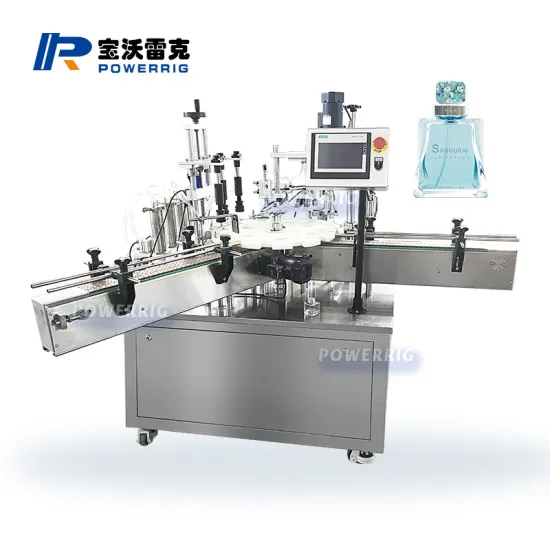 Automatic Rotary Liquid Filling and Capping Machine for Glass Bottles (3-10ml) - Vacuum Perfume Filler