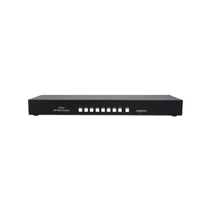 8 Port 4K@60Hz DisplayPort KVM Switcher with USB 2.0 Hub