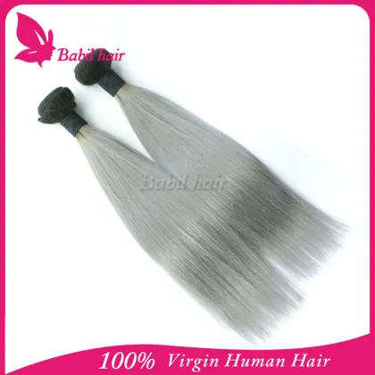 top selling raw russian grey remy hair extensions
