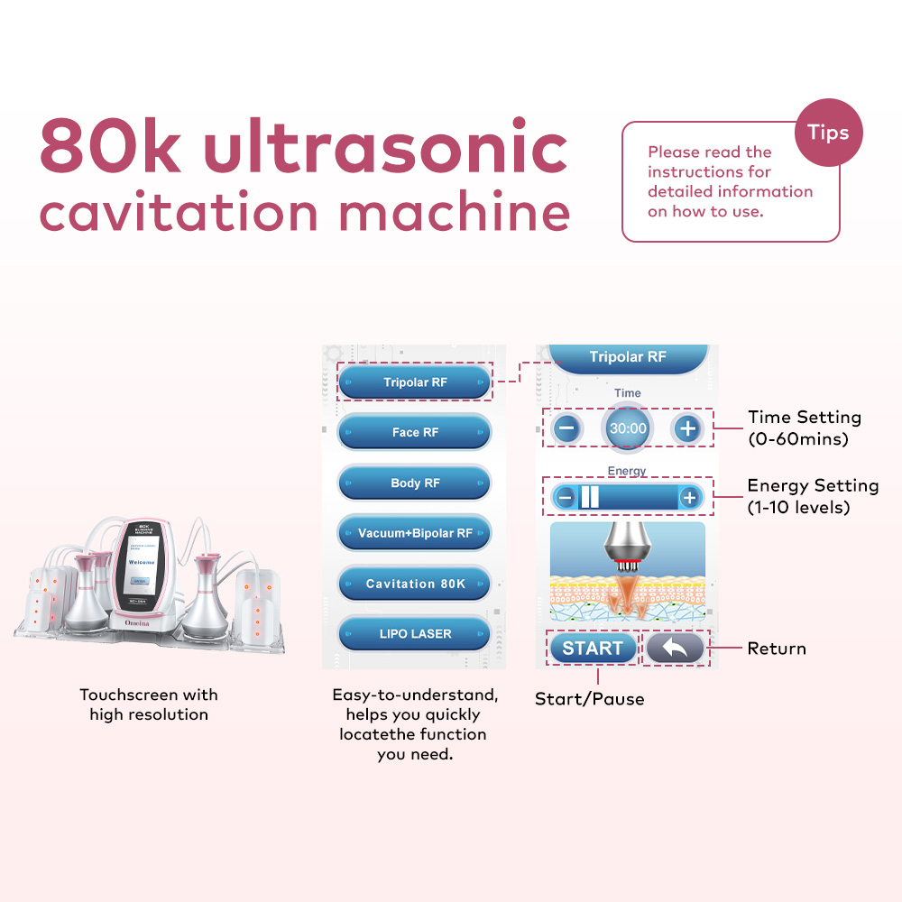 Omeina cavitation body sculpting machine