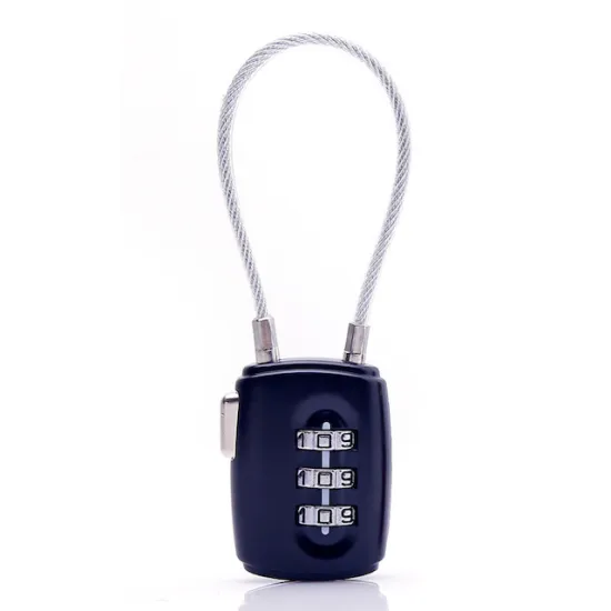 Provide Logo Red Zinc Alloy Mini Combination Luggage Lock for Suitcases and Bags
