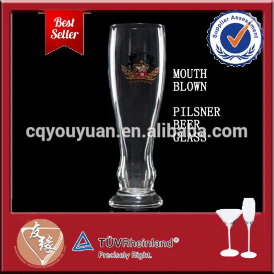 Popular style cheap wholesale pilsner glasses 20oz