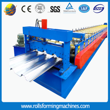 Roofing sheet profiling machine