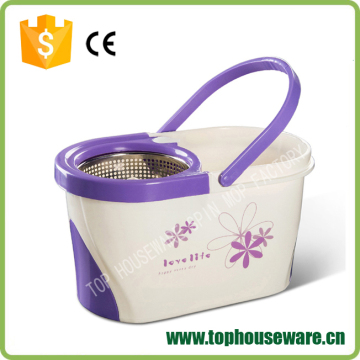 silk screen print logo on the bucket for cleaning magic spin mop