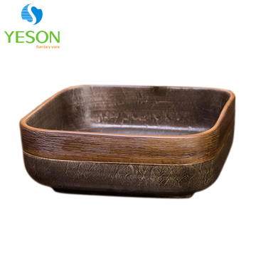 Artistic Handmade Colored Ceramic Bangladesh Wash Basin Cheap Price