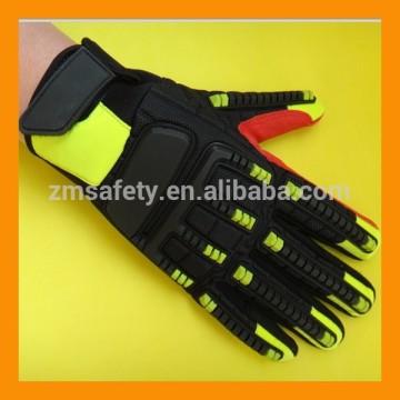 Hi-vis Oilfield Impact Protection Ringers Gloves