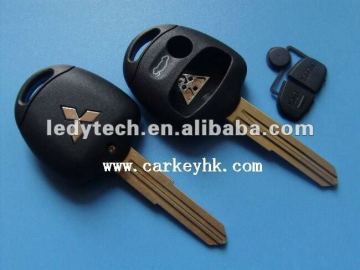 Mitsubishi 3 button Remote Key Case cover with MIT8 Blade right Side