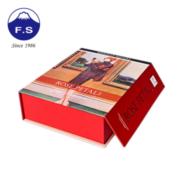 Hadiah mewah Kotak Buku Kertas Kaku Natal Kaku