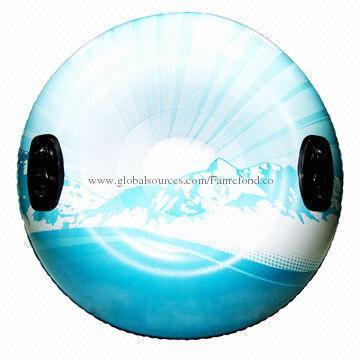 Inflatable Snow Tube, Made of K80 Cold-resistant Material