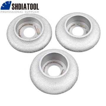 85mm Vacuum Brazed Diamond Edge Grinding Wheel for Angle Grinder