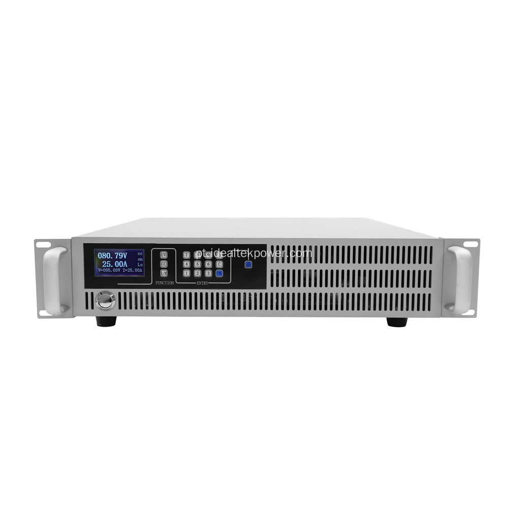 Fonte de alimentação DC programável precisa para montagem em rack 3KW