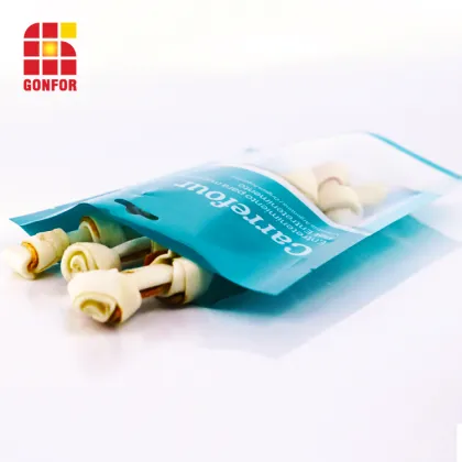 Custom Printed Heat Sealable Cat Snack Food Bag