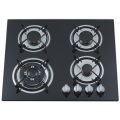 Gas de gas blanco Hob 4 Burner Kitchen Hob