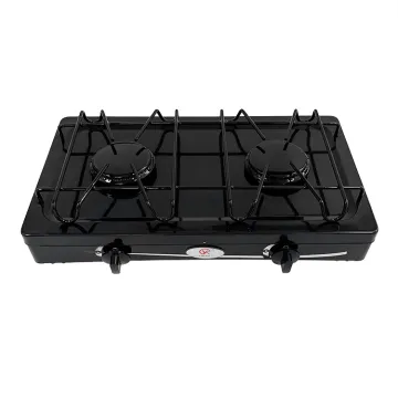 Portable Propane BBQ Grill: 2 Burner Gas Stove Estufa Portatil