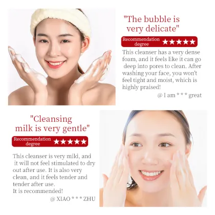 RAIOCEU Peach milk Moisturizing Clean pores facial cleanser