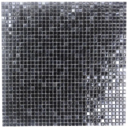 Kitchen Backsplash Wall Tile black Glass Mosaic