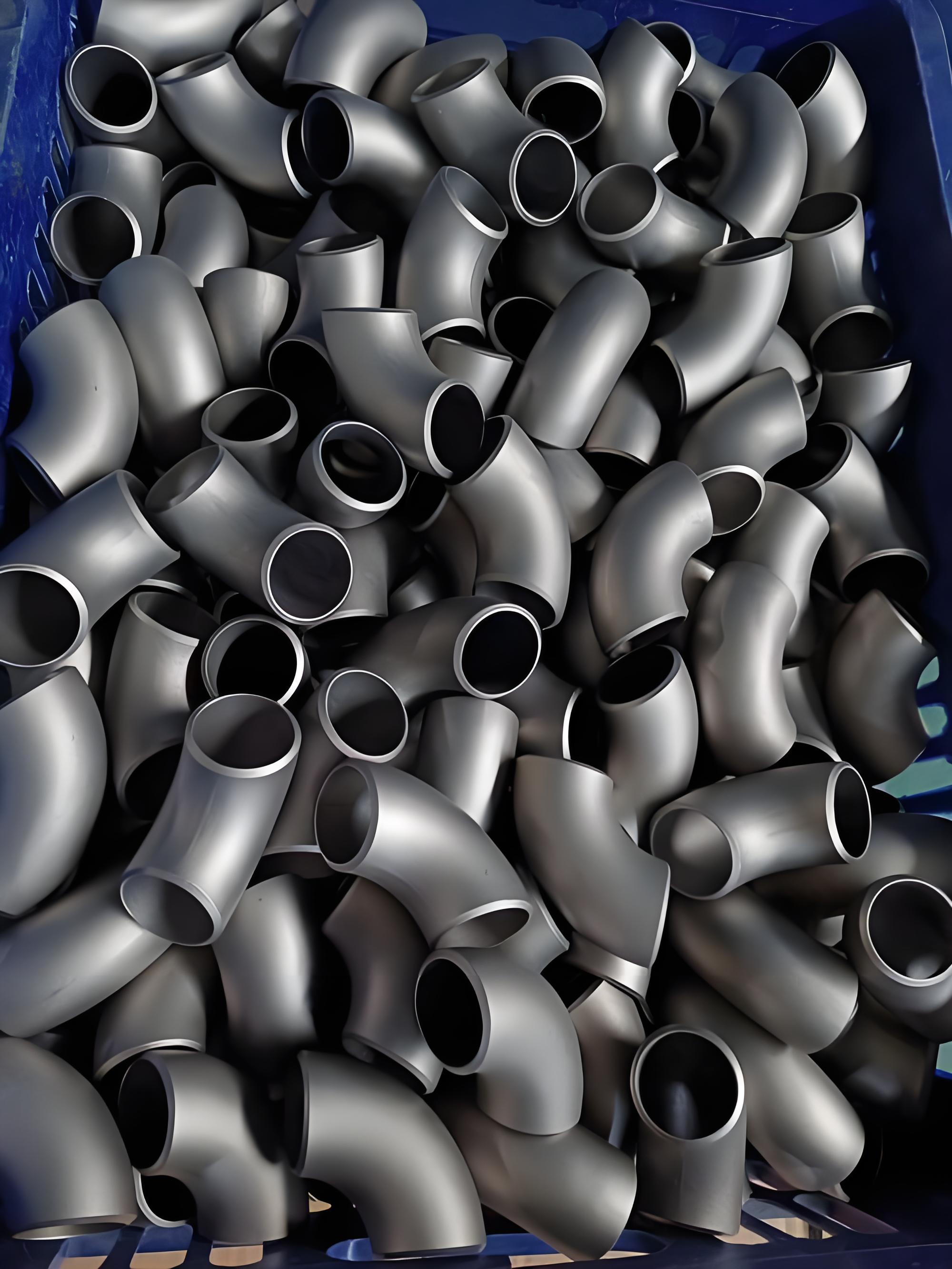 Customized High Performance Pure Titanium Elbow Pipe Fitting