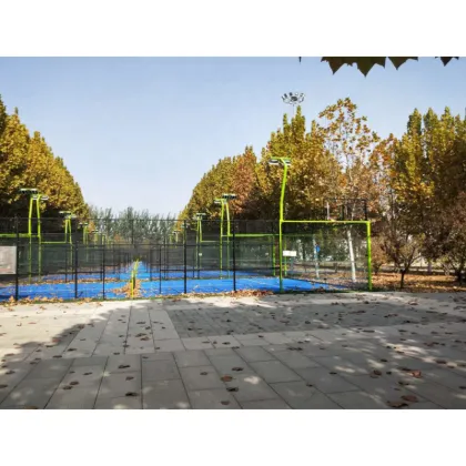 Professional Outdoor Paddle Tennis Court
