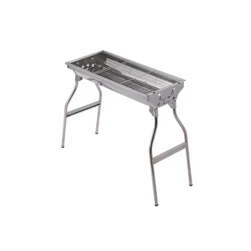 Good Price Outdoor Portable Folding BBQ Grill Stainless Steel Camping Barbecue Charcoal Grill