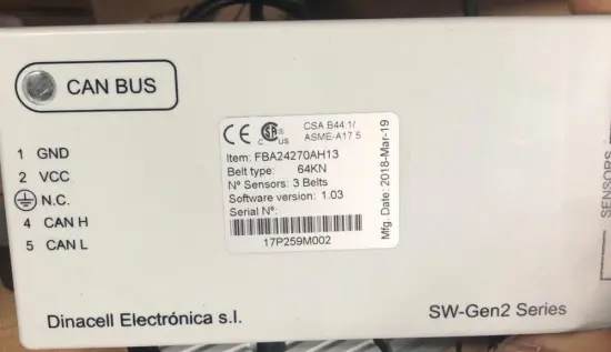 FBA24270AH13 Load Weighing Device for OTIS Gen2 Elevators