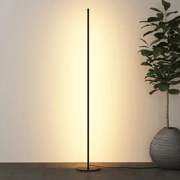 Modern Standing LED Corner Space-Saving Minimalist Office Home Floor Lamp