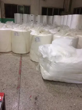 Hot sell 20gsm hot air thought nonwoven for wet wipes