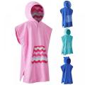 Surf Swimming Kids Kids Beach Cambio de toallas de poncho