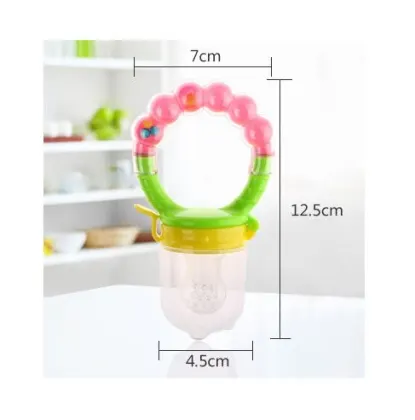 BPA free Baby silicone chewing pacifier infant food bite pacifier soft FDA baby Teether Bite Bag