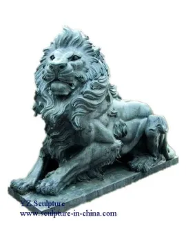 Marble Lion Statue