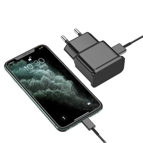 15W Wall Charger with USB-C Type-C Charger Cable