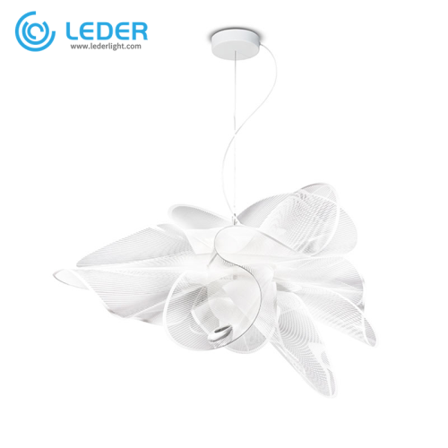 LEDER Flower Glass Designer ljuskronor