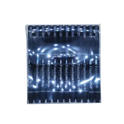 Manufacturer Cheap PP Micron Fineliner Sketch Pen - 12 Nib Sizes for Artists