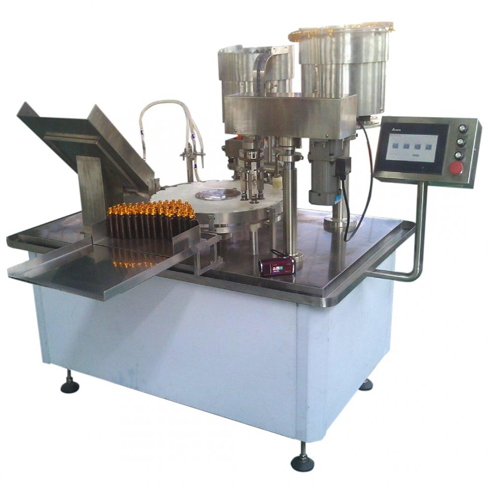 Oral Liquid Vial Filling And Capping Machine