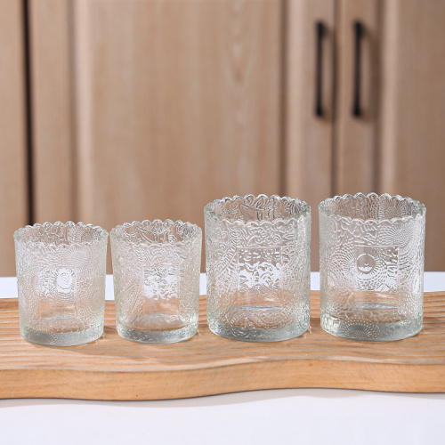 Frascos ecológicos adornados con patrones delicados