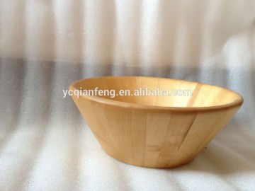 rubber wood salad bowl